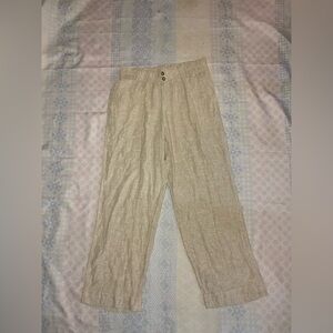 Briggs Linen Blend Boho Wide Leg Pants